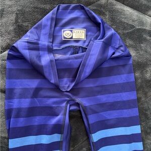 K-Deer Full Length blue ombré leggings